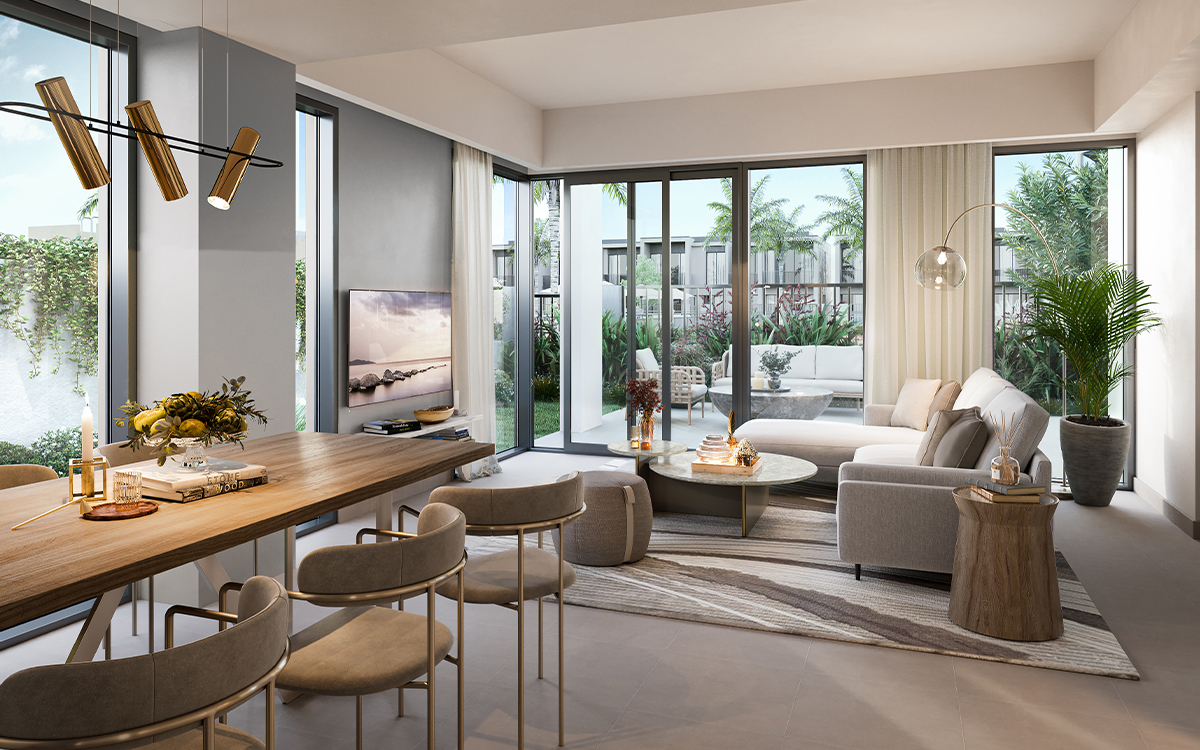 3-4 BR Shams Townhouses at Townsquare Dubai by Nshama | Fidu Properties